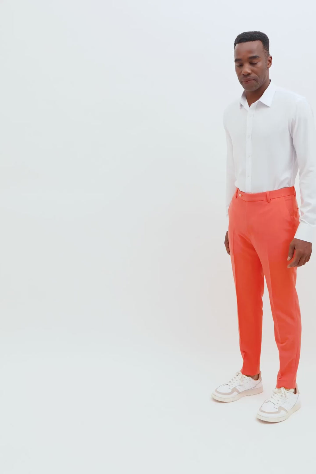 Orange Stretch Pants