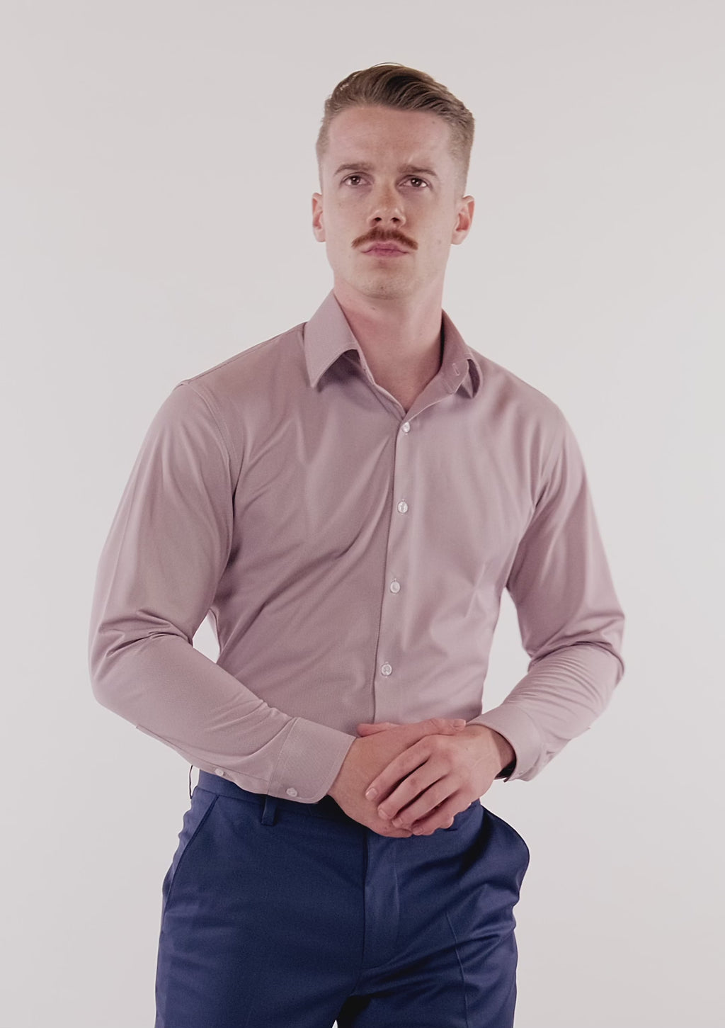 Burgundy Oxford Weave Shirt