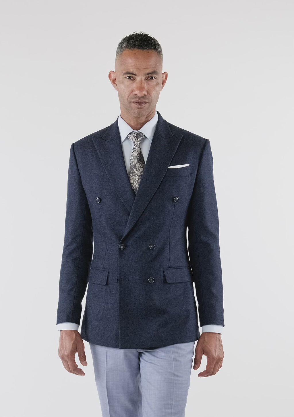 Oxford Blue Flannel Waverly Jacket