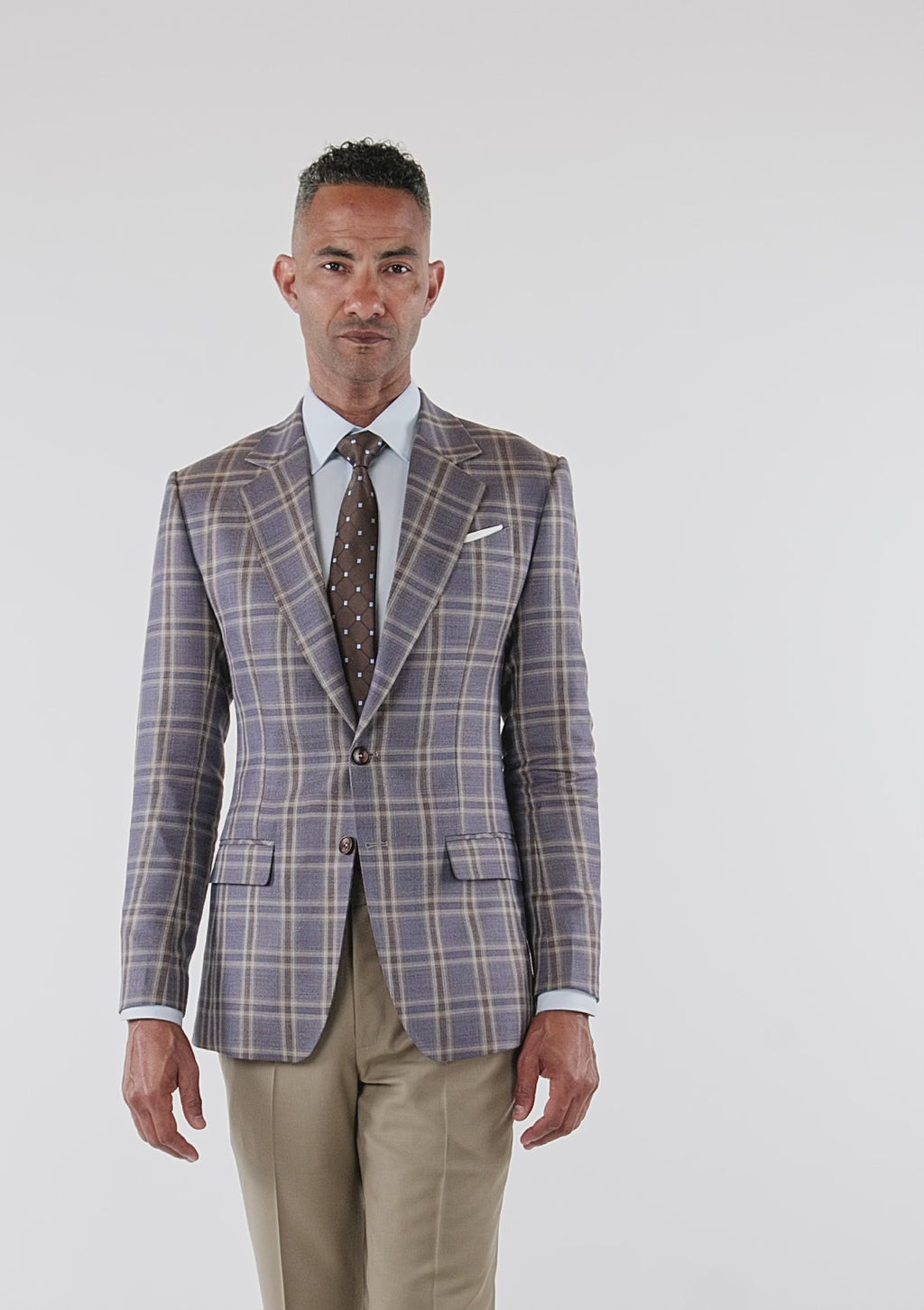 Cincinnati Lilac Checked Bamboo Jacket