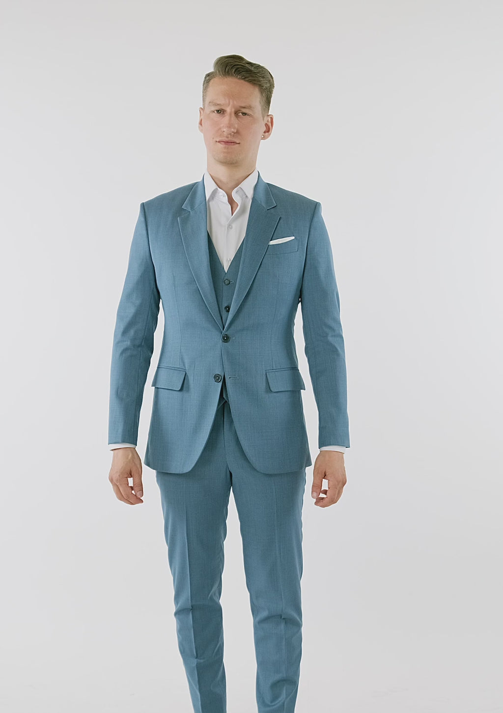 Olympic Blue Performance Stretch Suit