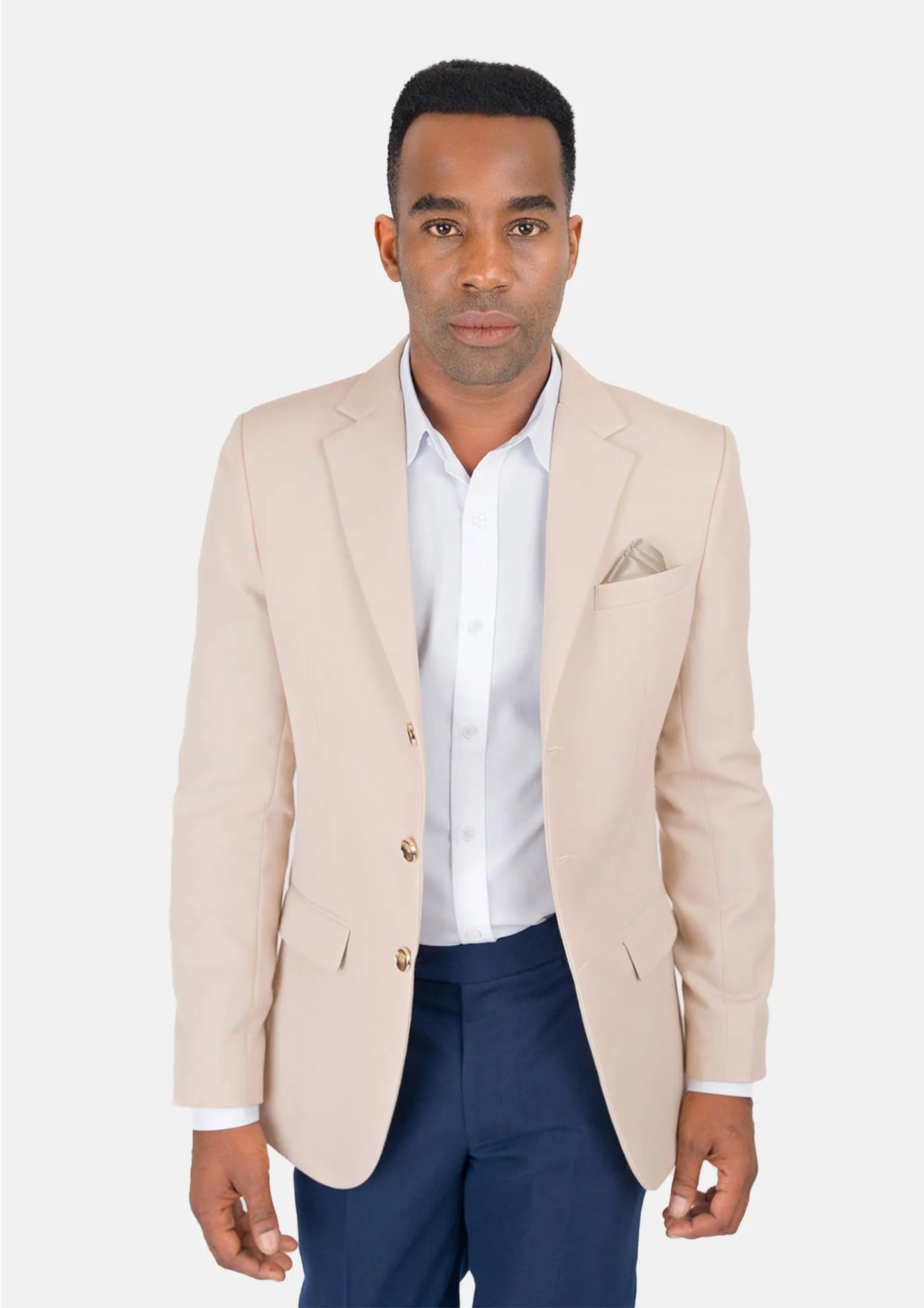 Prince Champagne Cotton Jacket - SARTORO