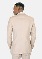 Prince Champagne Cotton Suit - SARTORO941