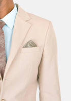Prince Champagne Cotton Suit - SARTORO545