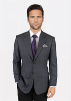 Prince Charcoal Prince of Wales Jacket - SARTORO728