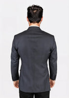 Prince Charcoal Prince of Wales Jacket - SARTORO703
