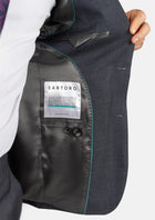 Prince Charcoal Prince of Wales Suit - SARTORO445