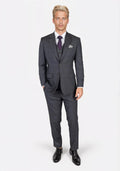 Prince Charcoal Prince of Wales Suit - SARTORO