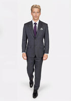 Prince Charcoal Prince of Wales Suit - SARTORO3