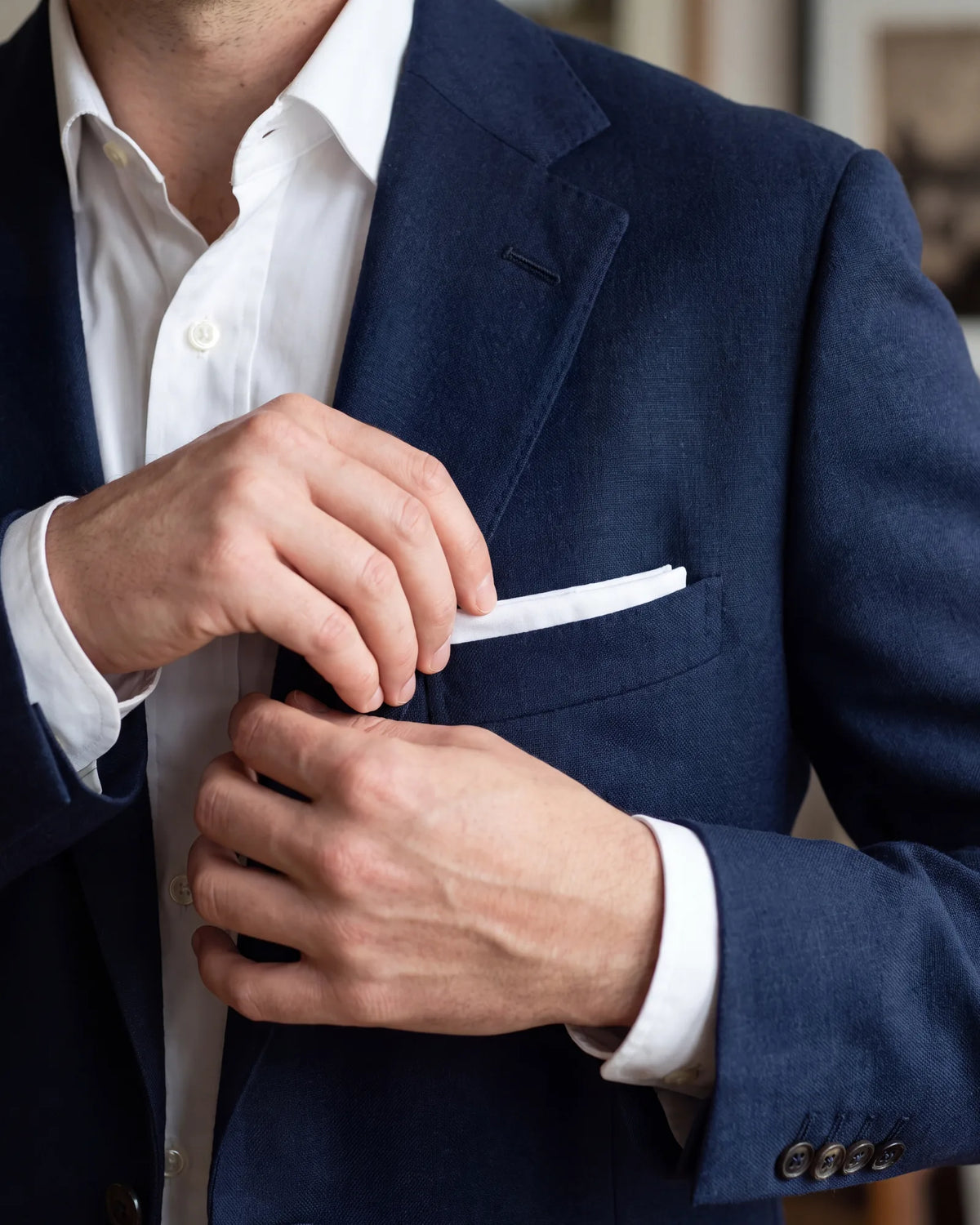 Feel how deep the pocket is with two fingers first. Then fold a presidential so only about 1/4 to 1/2 inch shows above the edge.