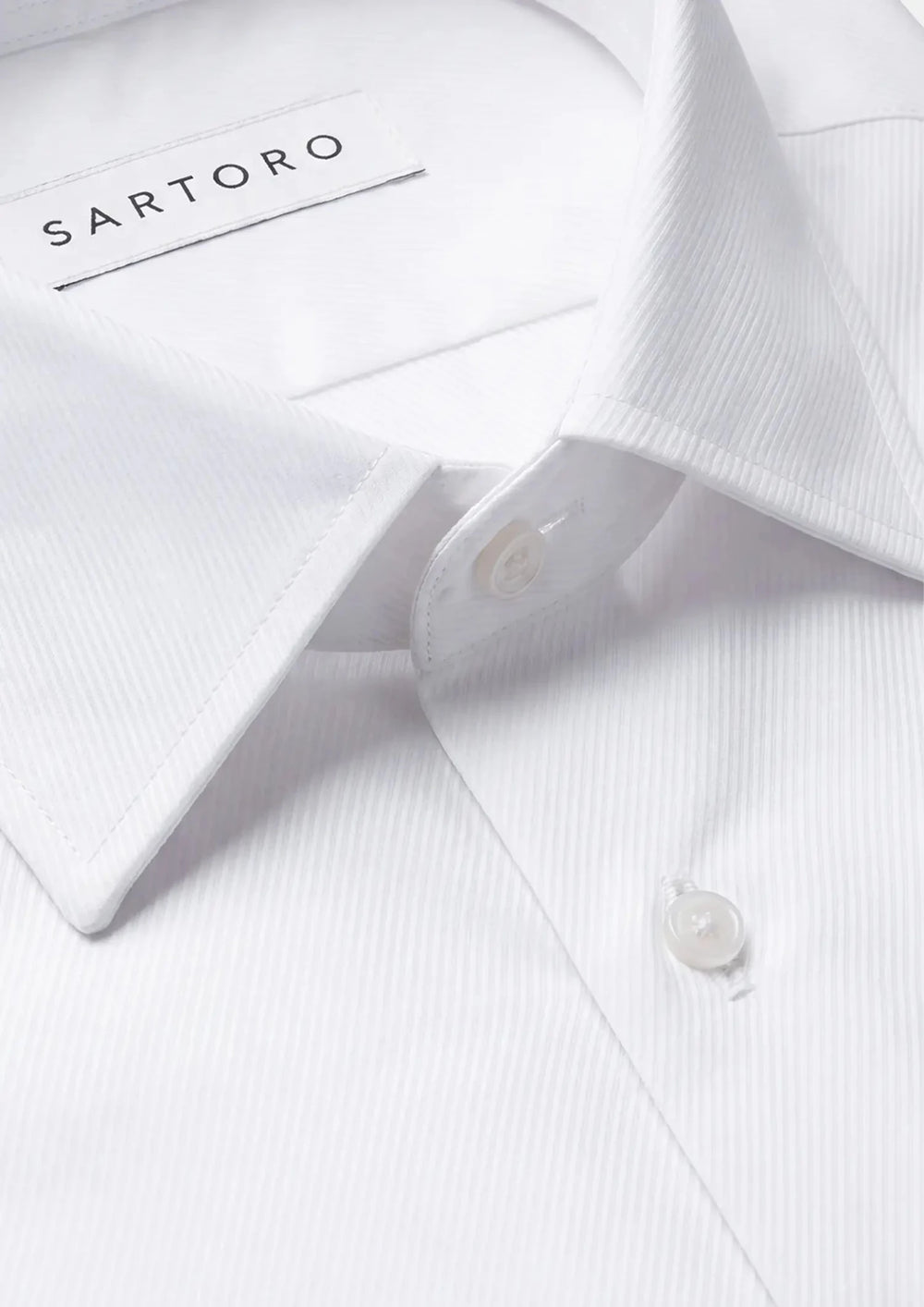 Pure White Stripe Shirt809