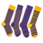 Gold Dress Socks 4 Pack - SARTORO980