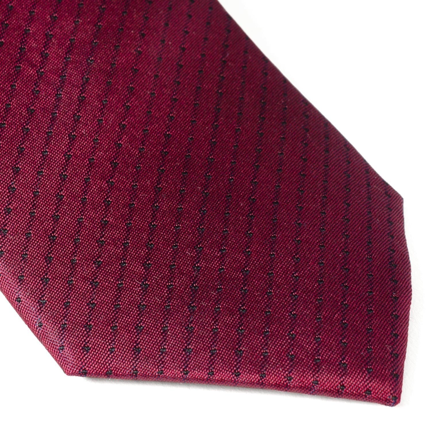 Red Pin Dot Men's Tie - SARTORO307