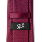 Red Pin Dot Men's Tie - SARTORO508