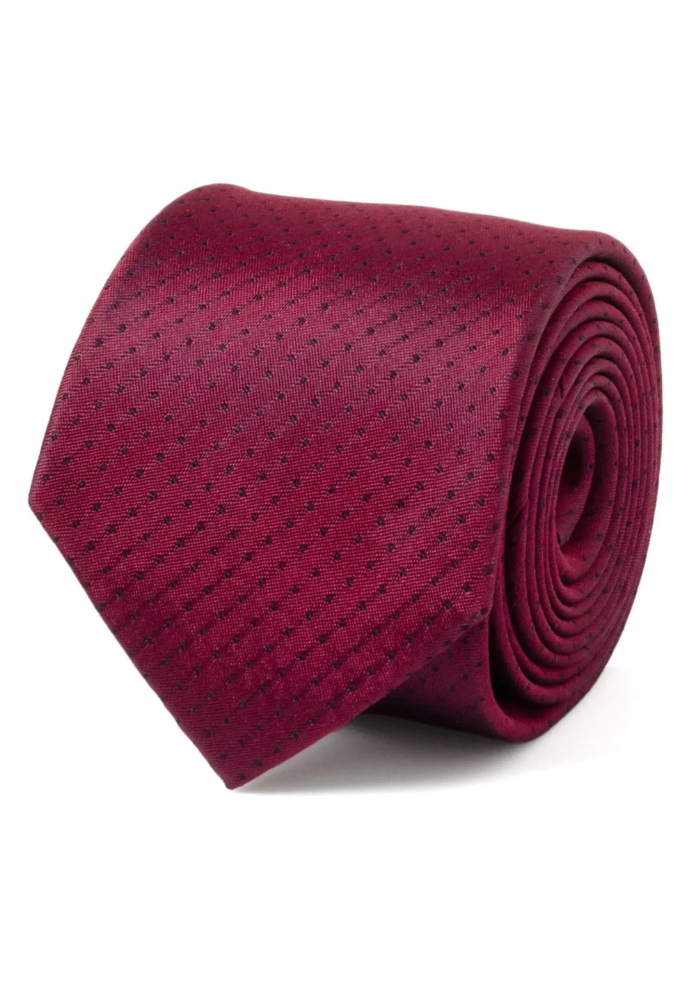 Red Pin Dot Men's Tie600