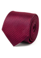 Red Pin Dot Men's Tie - SARTORO119
