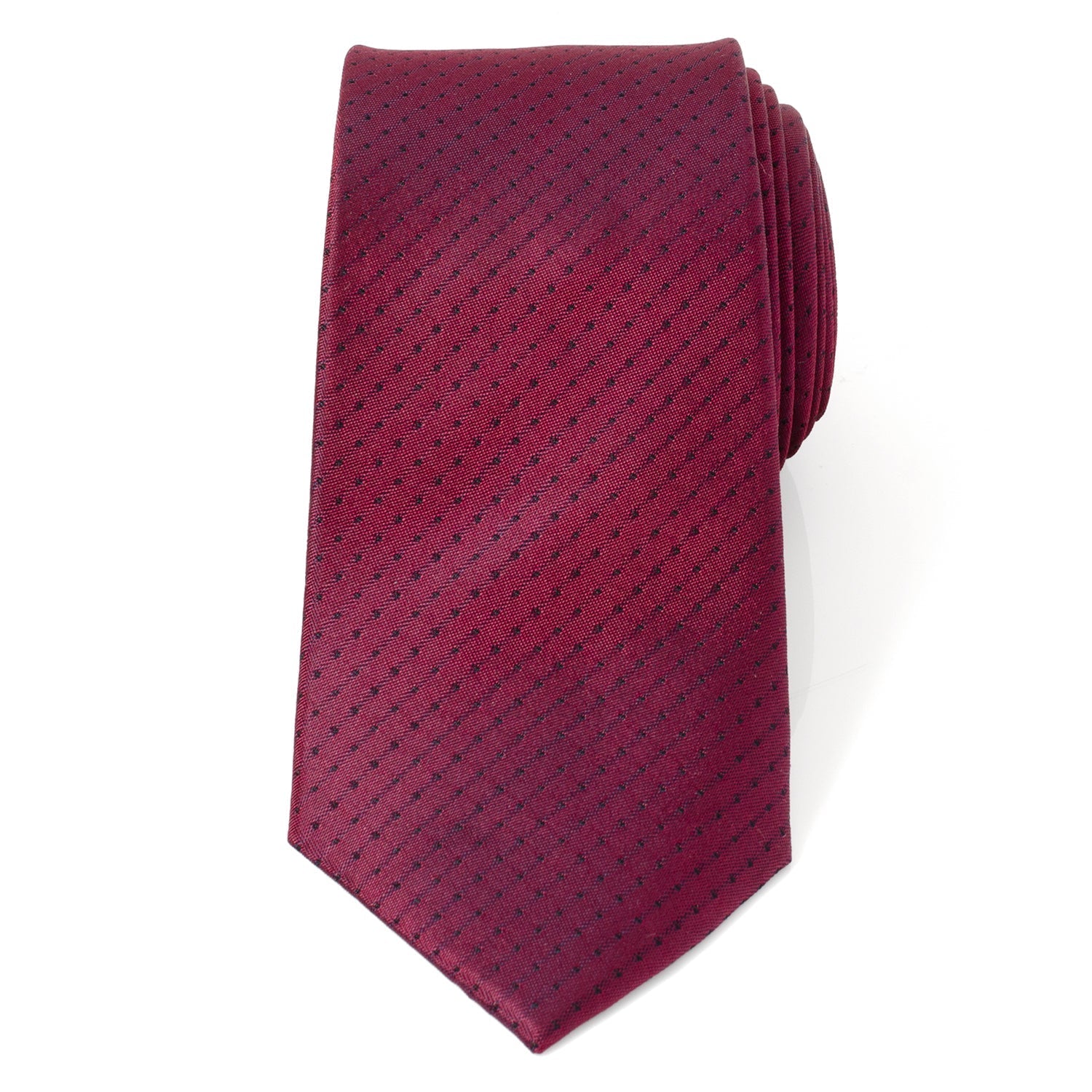 Red Pin Dot Men's Tie - SARTORO664