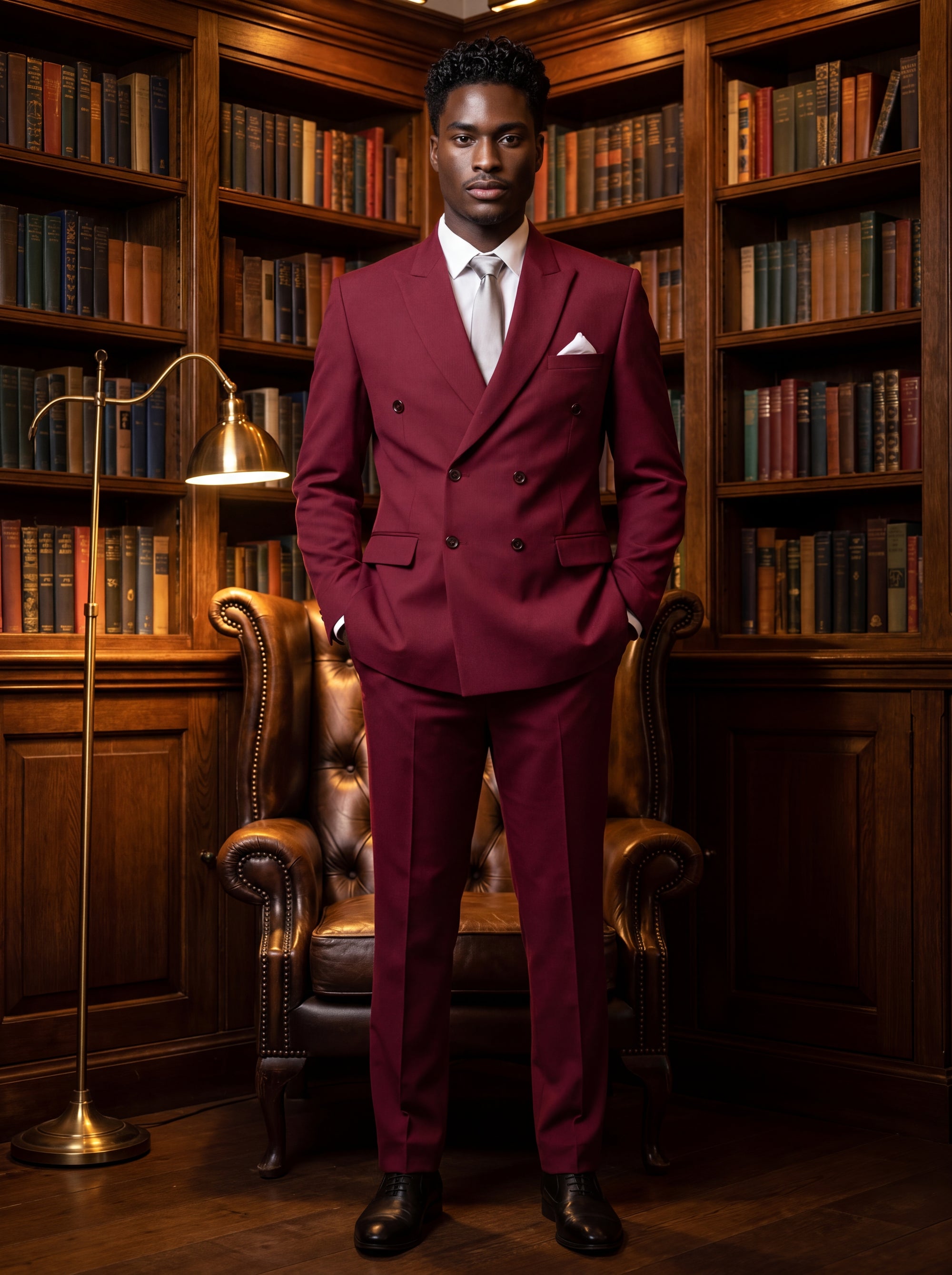 rockafeller-claret-red-stretch-suit-private-club-library993