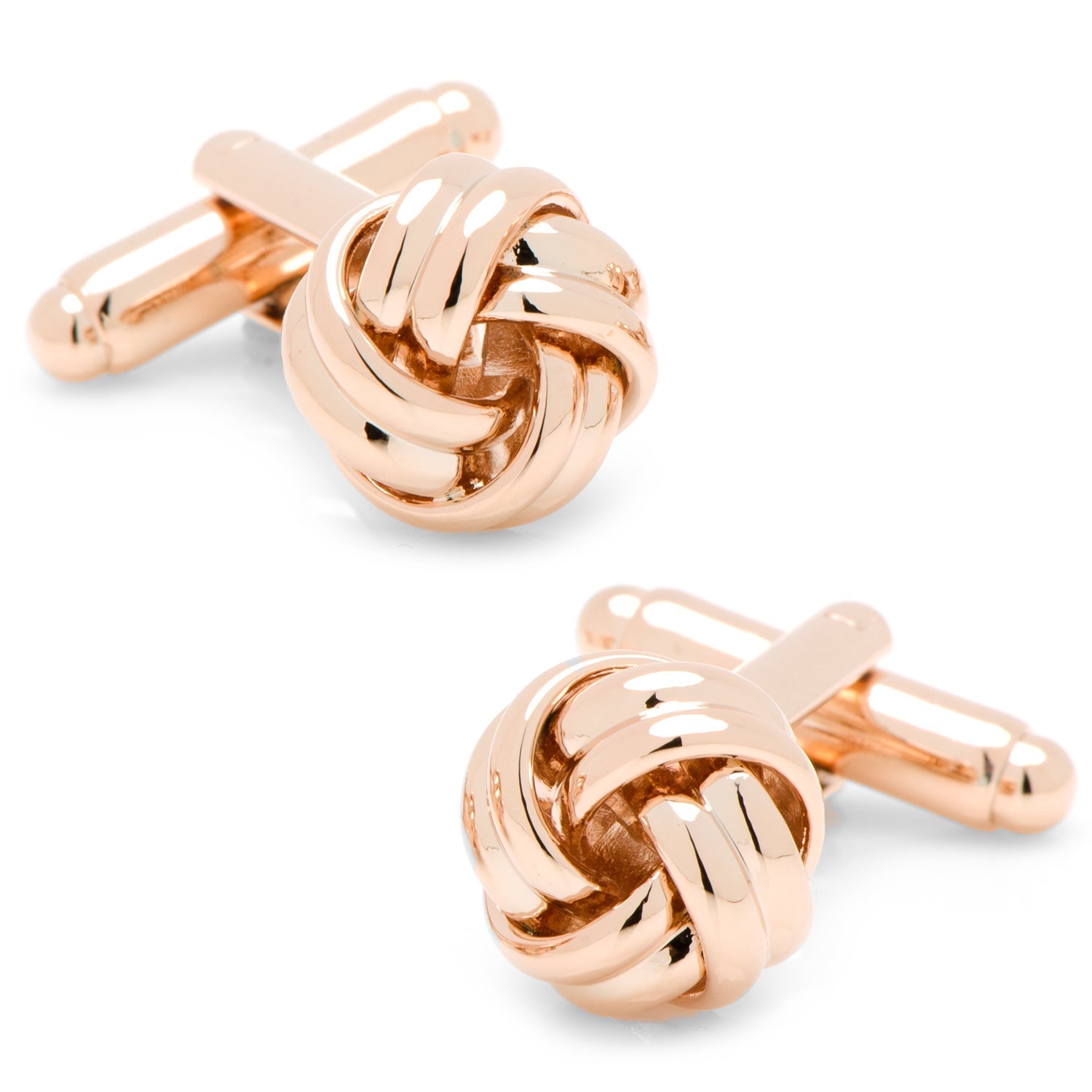 Rose Gold Knot Cufflinks - SARTORO830
