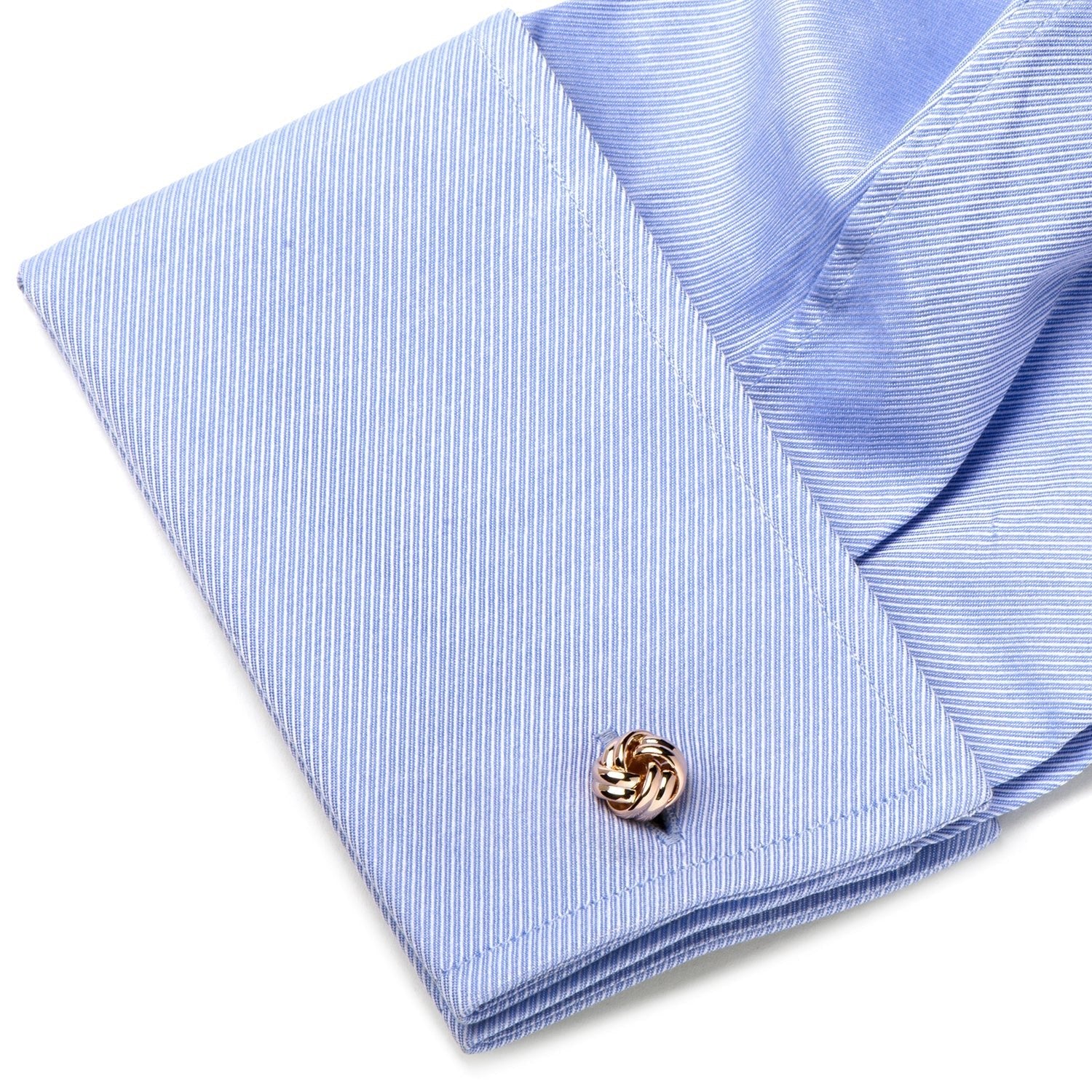 Rose Gold Knot Cufflinks - SARTORO271