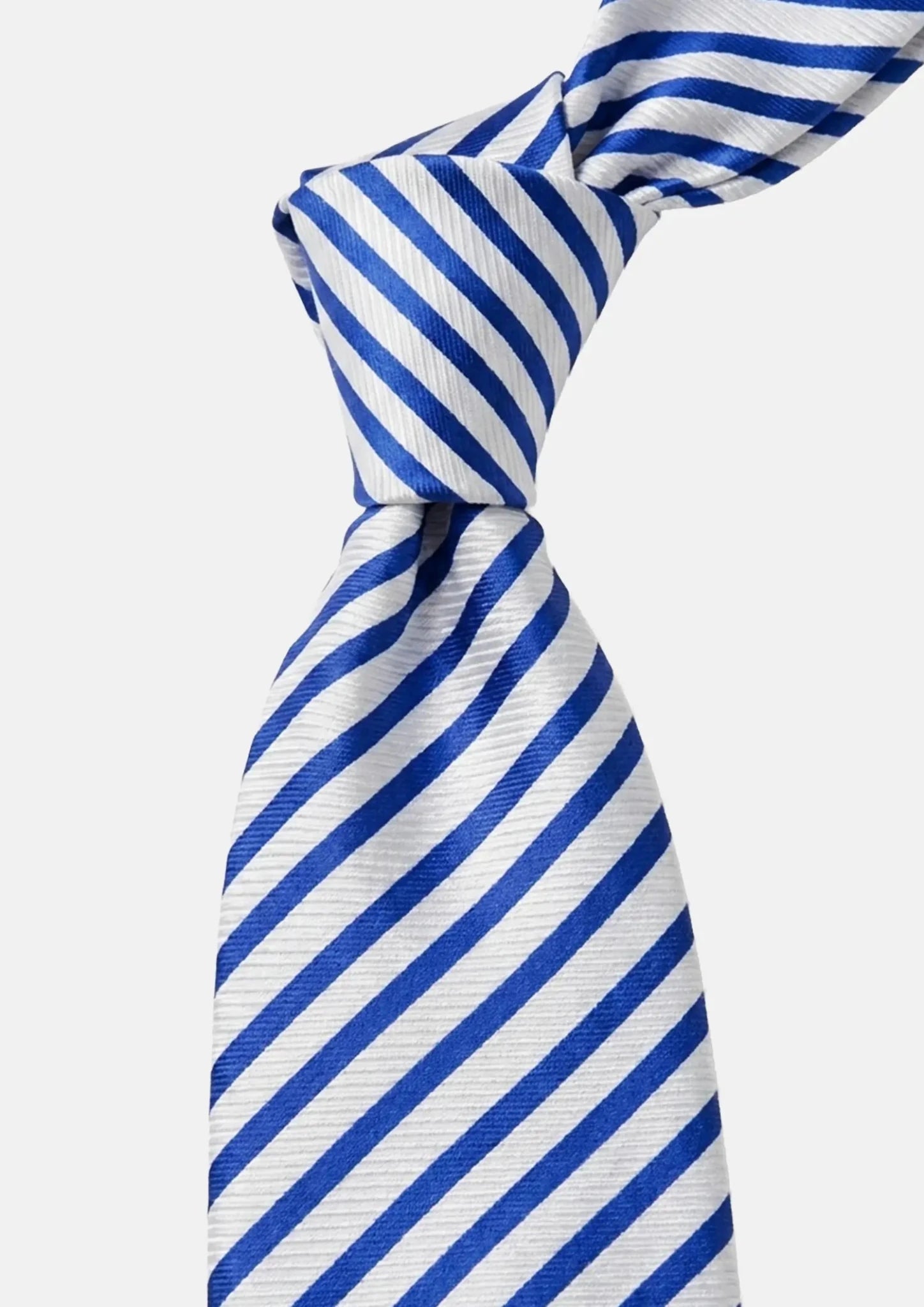 Royal Blue Diagonal Stripe Tie - SARTORO159