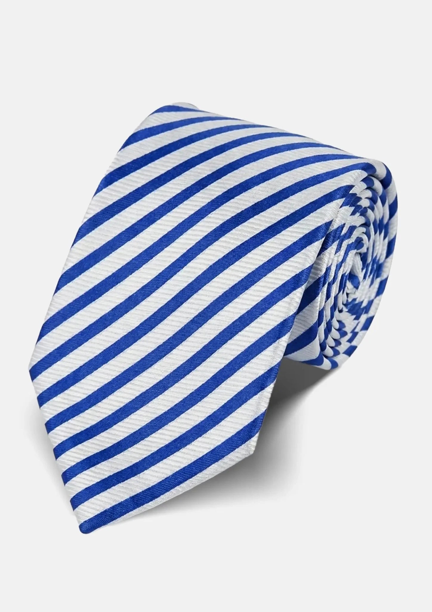 Royal Blue Diagonal Stripe Tie42