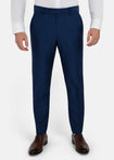 Royal Blue Microcheck Pants
