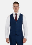 Royal Blue Microcheck Vest