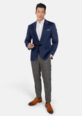 Royal Blue Performance Stretch Jacket - SARTORO