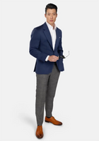 Royal Blue Performance Stretch Jacket - SARTORO859
