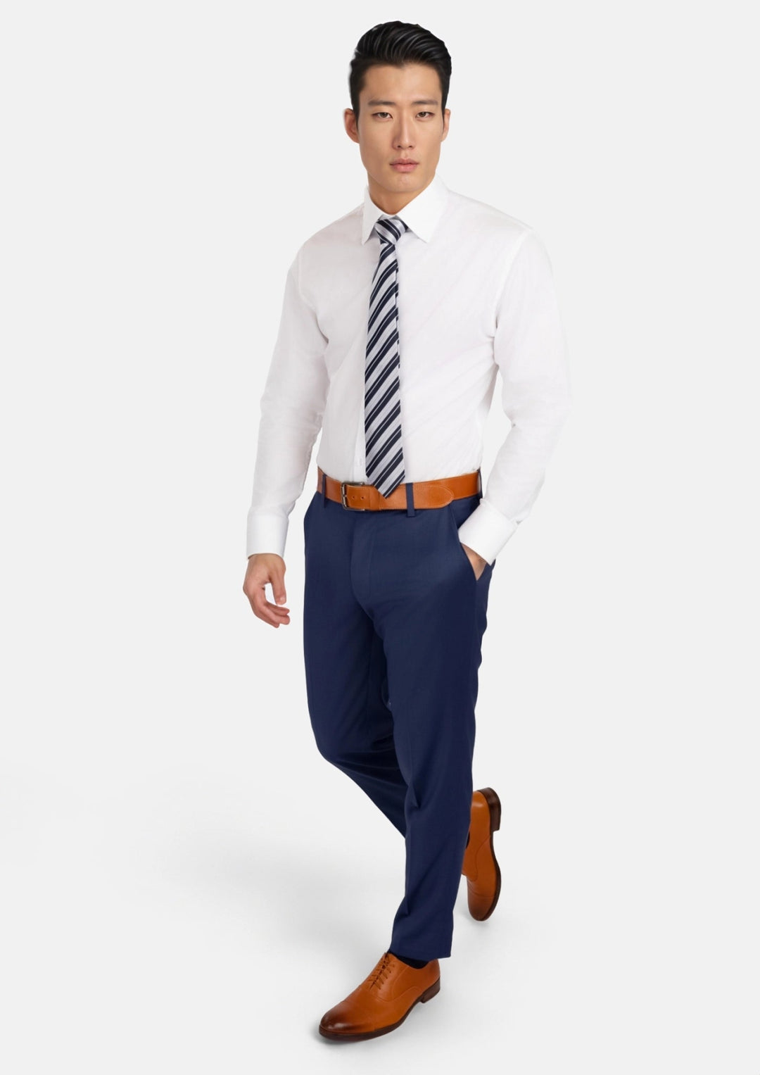 Royal Blue Performance Stretch Pants - SARTORO