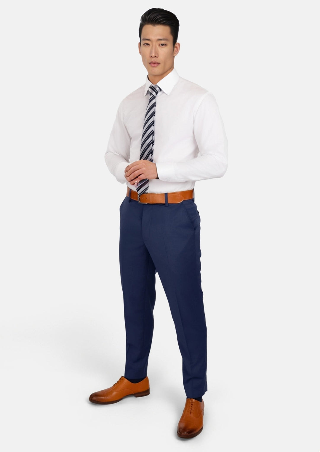 Royal Blue Performance Stretch Pants - SARTORO