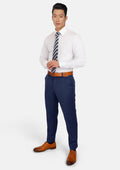 Royal Blue Performance Stretch Pants - SARTORO