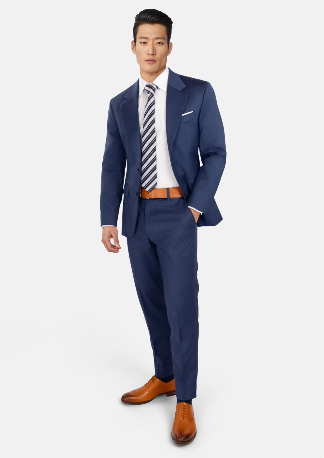 Royal Blue Performance Stretch Suit - SARTORO