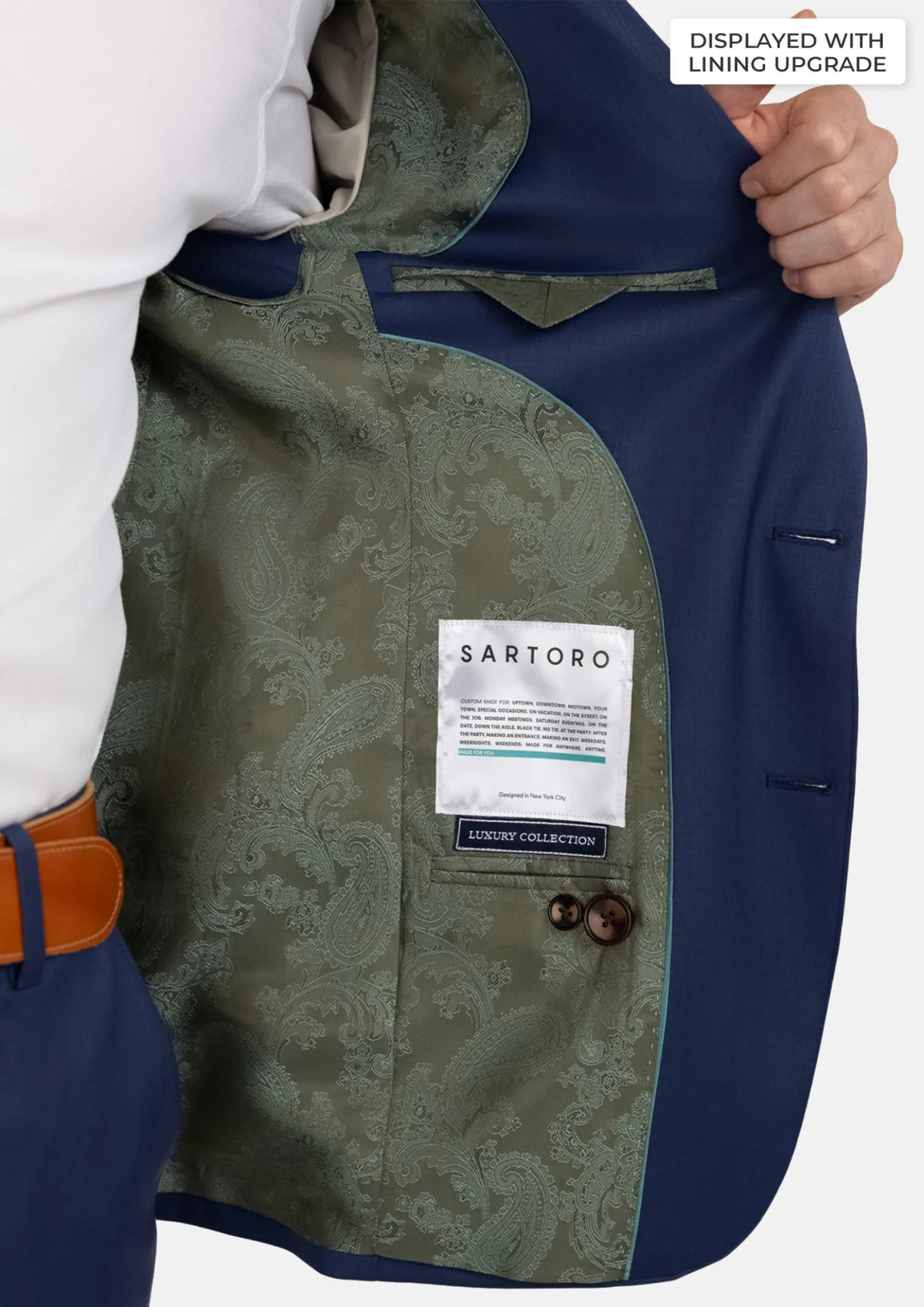 Royal Blue Performance Stretch Suit - SARTORO