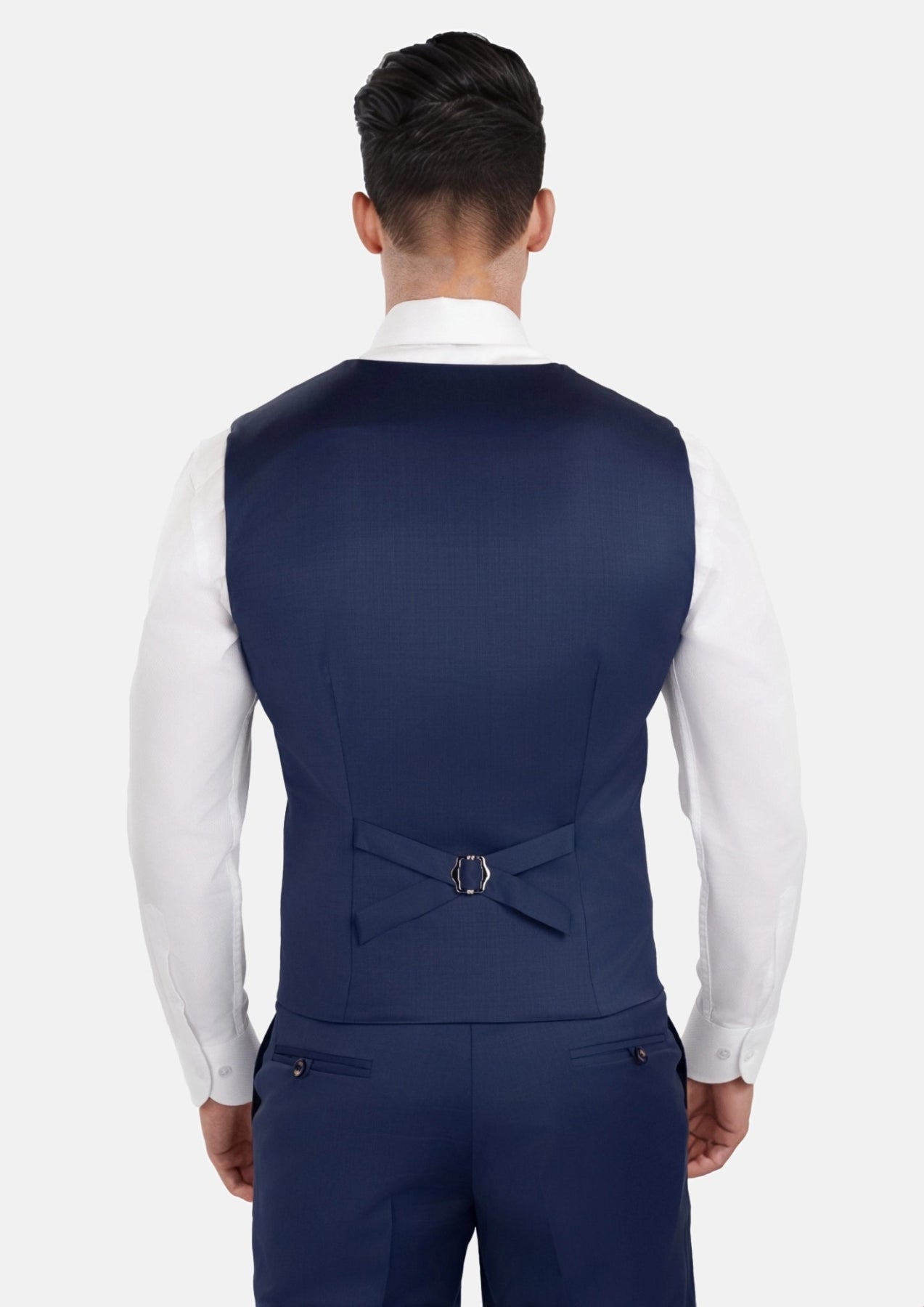 Royal Blue Performance Stretch Vest - SARTORO