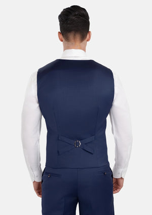 Royal Blue Performance Stretch Vest - SARTORO
