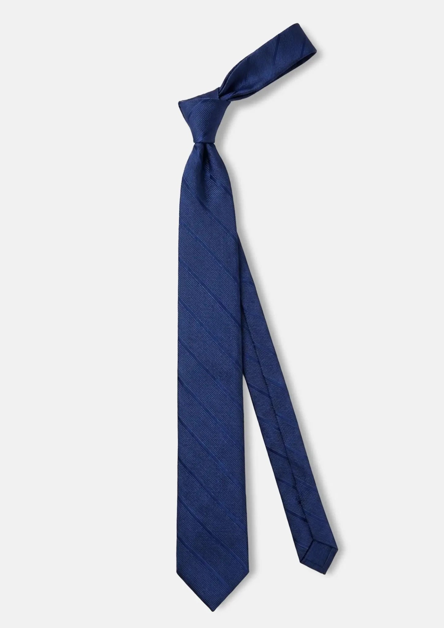 Royal Blue Shadow Stripe Tie - SARTORO12