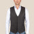 Sable Brown Twill Vest - SARTORO