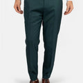 Sacramento Green Sharkskin Pants - SARTORO