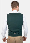 Sacramento Green Sharkskin Vest - SARTORO