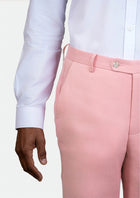 Salmon Linen Pants - SARTORO773