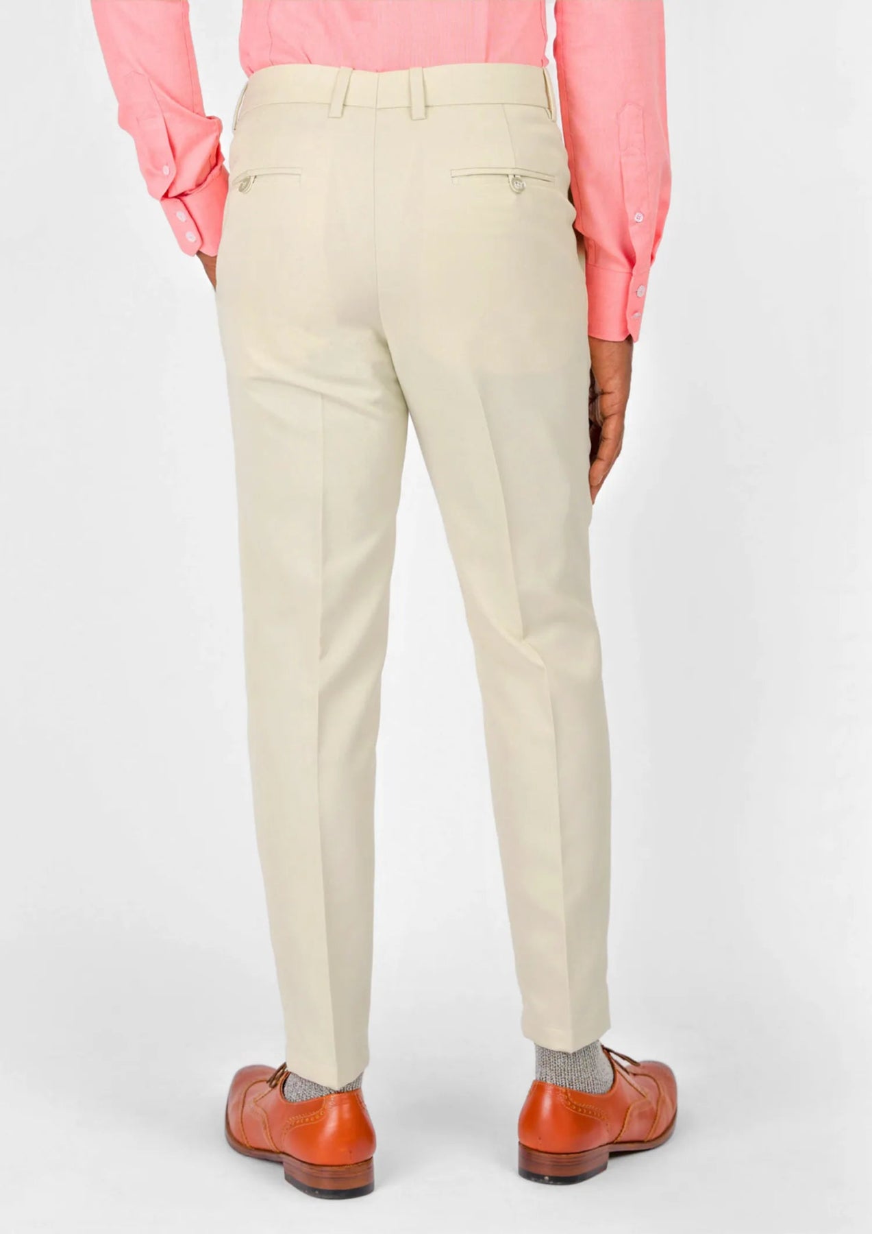 Sand Cotton Chino Pants - SARTORO411