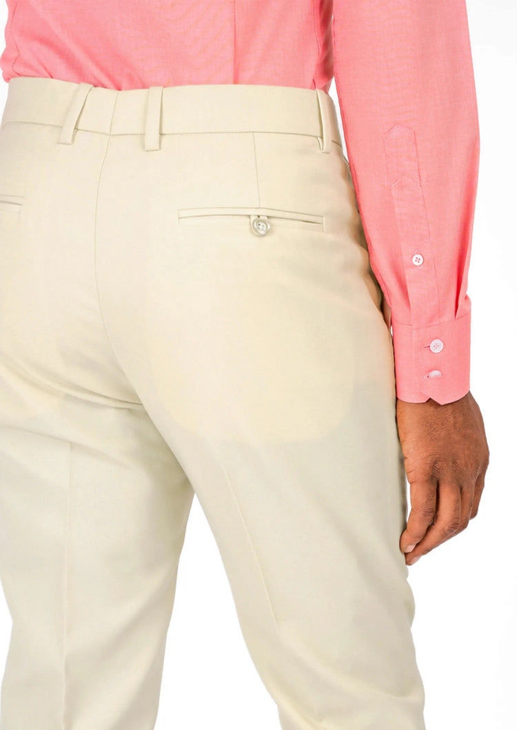 Sand Cotton Chino Pants - SARTORO357