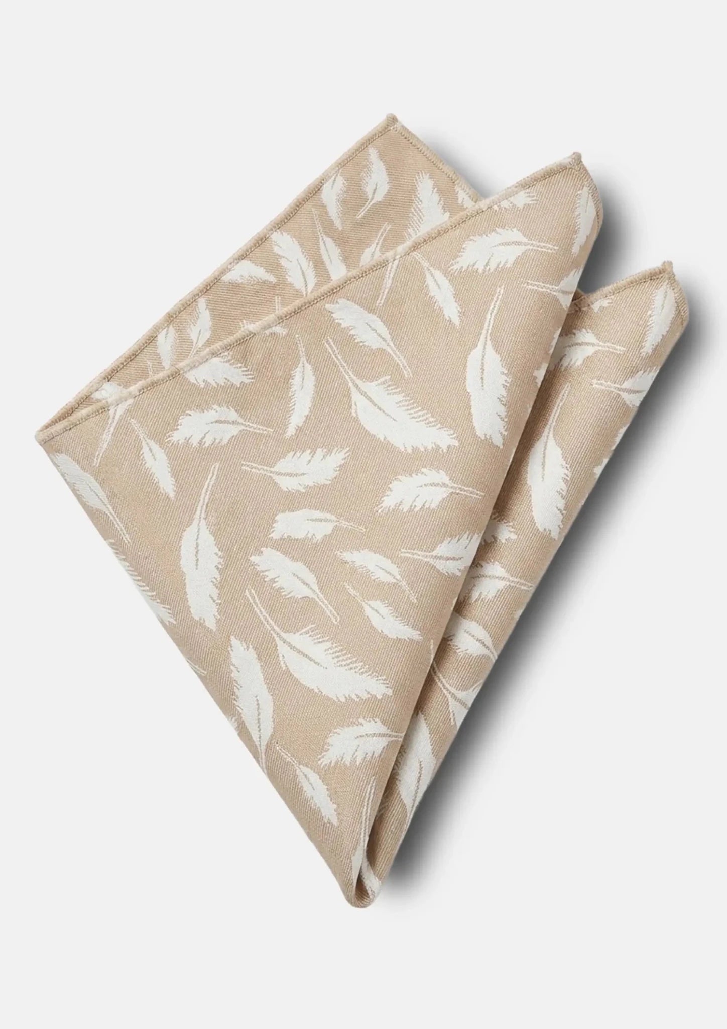 Sand Feather Pocket Square - SARTORO45
