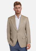 Sand Herringbone Ellis Jacket - SARTORO