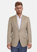 Sand Herringbone Ellis Jacket - SARTORO