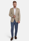 Sand Herringbone Ellis Jacket - SARTORO
