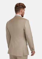 Sand Herringbone Ellis Suit - SARTORO232