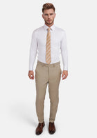 Sand Herringbone Pants - SARTORO490